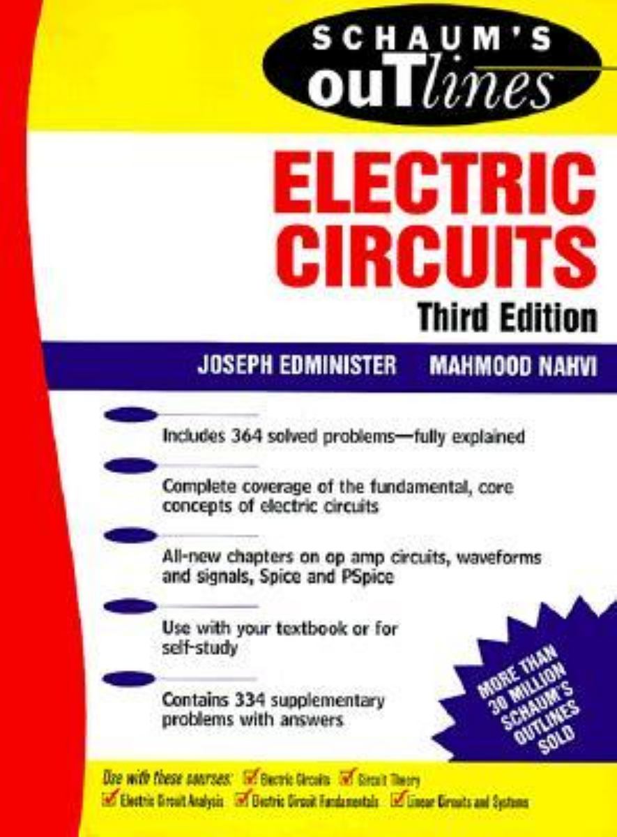 Schaum's Outline Of Electric Circuits By Joseph A. Edminister | Pangobooks