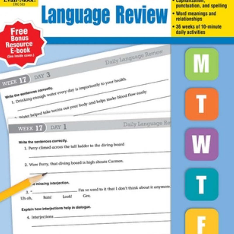 Daily Language Review Grade 5 by Evan-Moor Educational Publishers ...