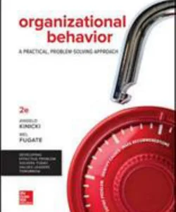 Loose Leaf for Organizational Behavior: a Practical, Problem-Solving Approach