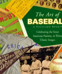 Art of Baseball Postcard Book