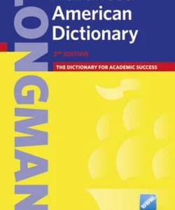 Longman Advanced American Dictionary 3rd Edition Paper and Online