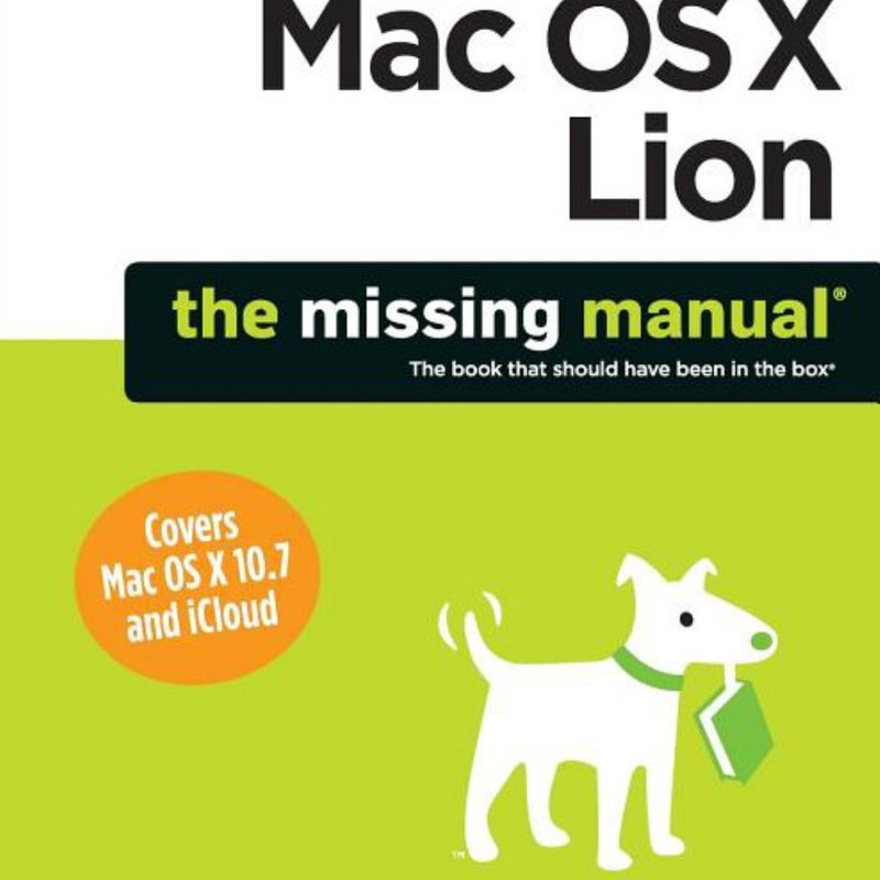 Mac OS X Lion: the Missing Manual