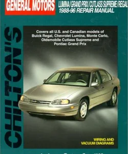 GM Lumina, Grand Prix, Cutlass Supreme, and Regal, 1988-96