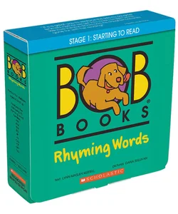 Bob Books - Rhyming Words Box Set | Phonics, Ages 4 and up, Kindergarten, Flashcards (Stage 1: Starting to Read)