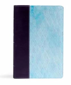 NKJV Daily Devotional Bible for Women, Purple/Blue LeatherTouch