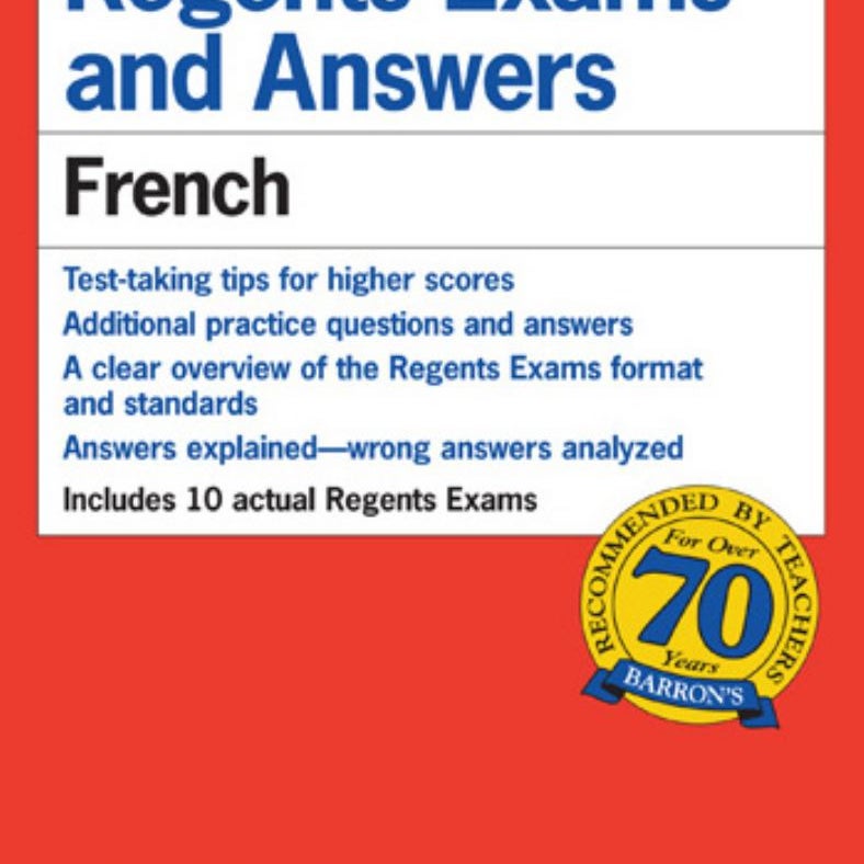 Barron's Regents Exams and Answers: French