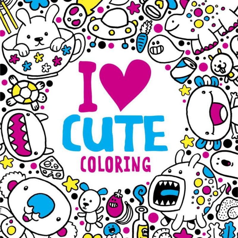 I Heart Cute Coloring