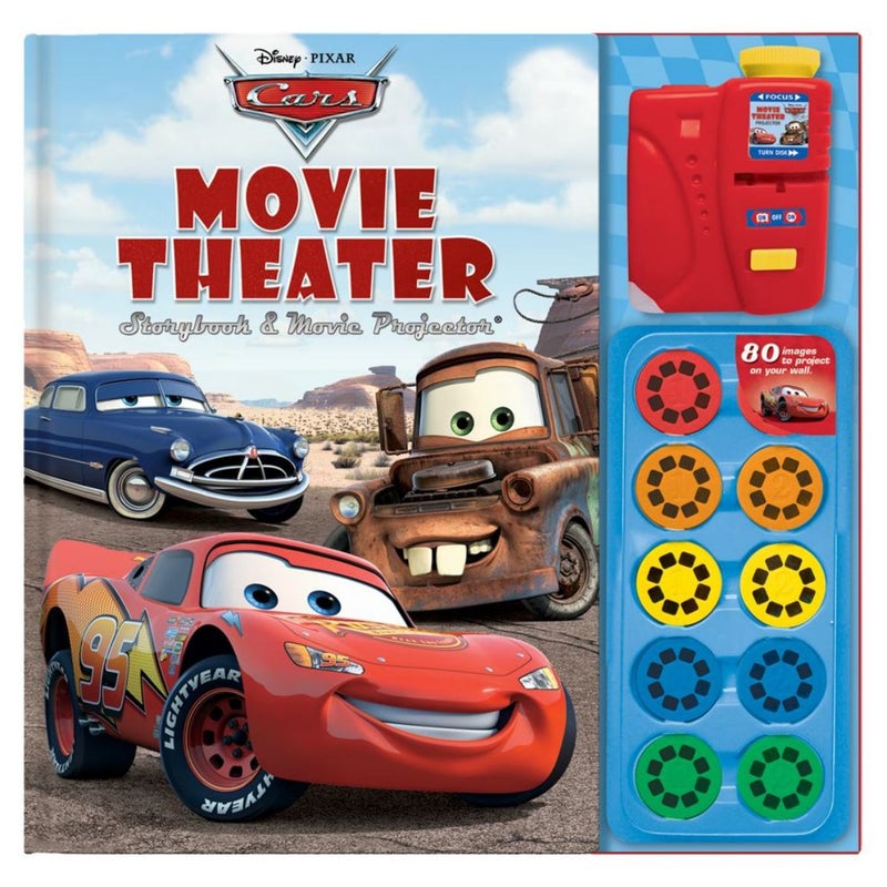 Disney Pixar Cars Movie Theater Storybook and Movie Projector