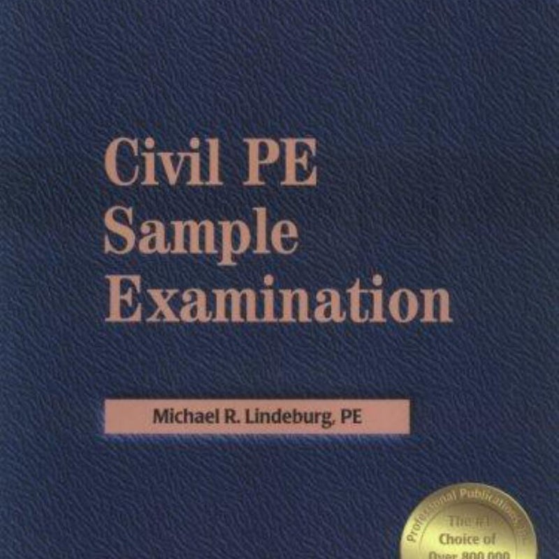 Civil PE Sample Examination