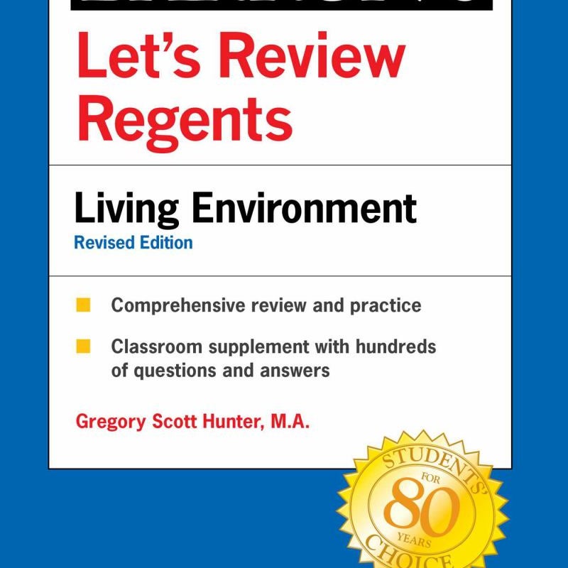 Let's Review Regents: Living Environment Revised Edition