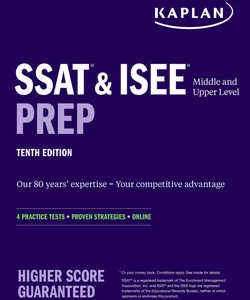 SSAT and ISEE Middle and Upper Level Prep