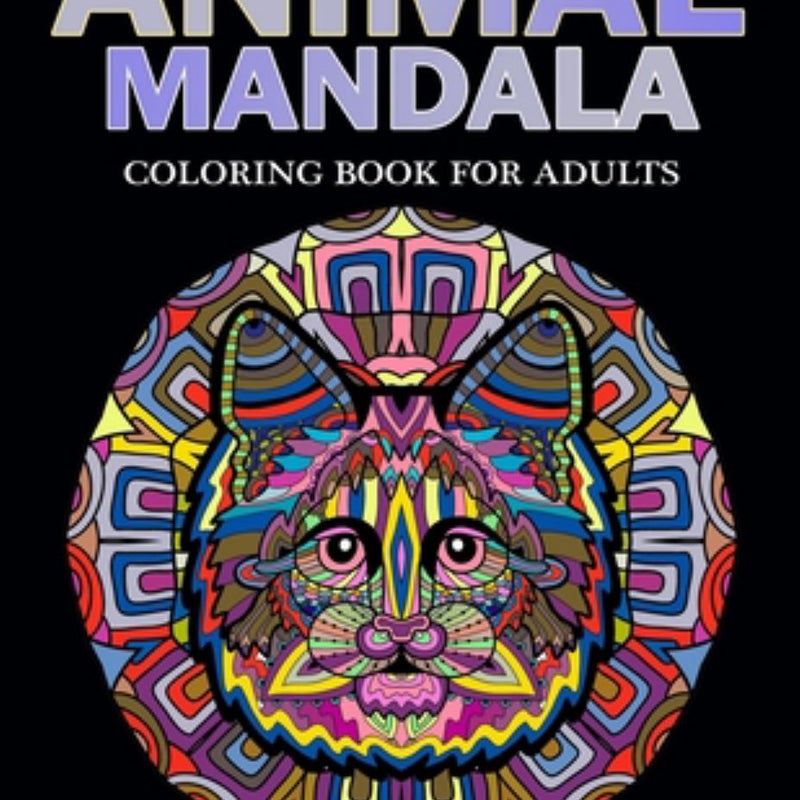 Animal Mandala Coloring Book for Adults