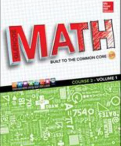 Glencoe Math, Course 2, Student Edition, Volume 1