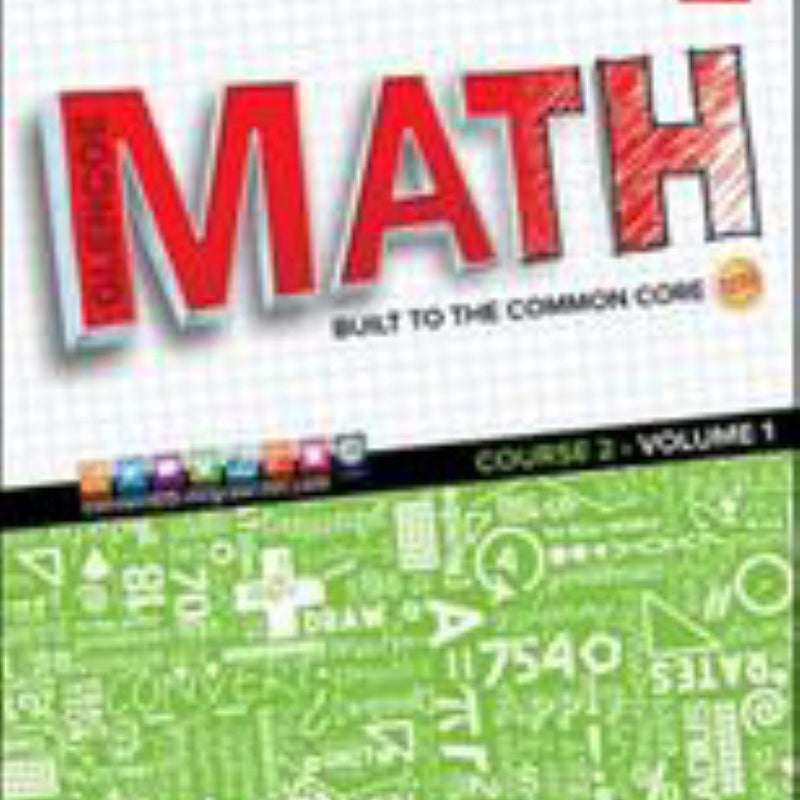 Glencoe Math, Course 2, Student Edition, Volume 1