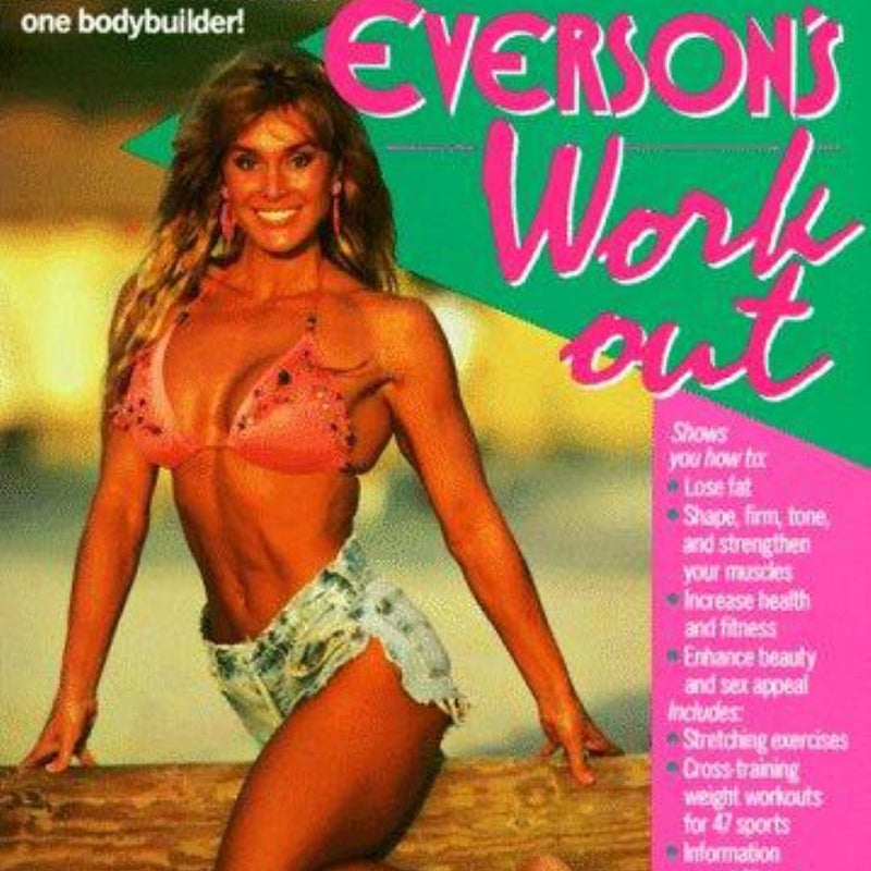 Cory Everson - Flashback on covers!!!!! Take a look at those crazy hippie  tights! (The things I got to wear for photo shoots! )