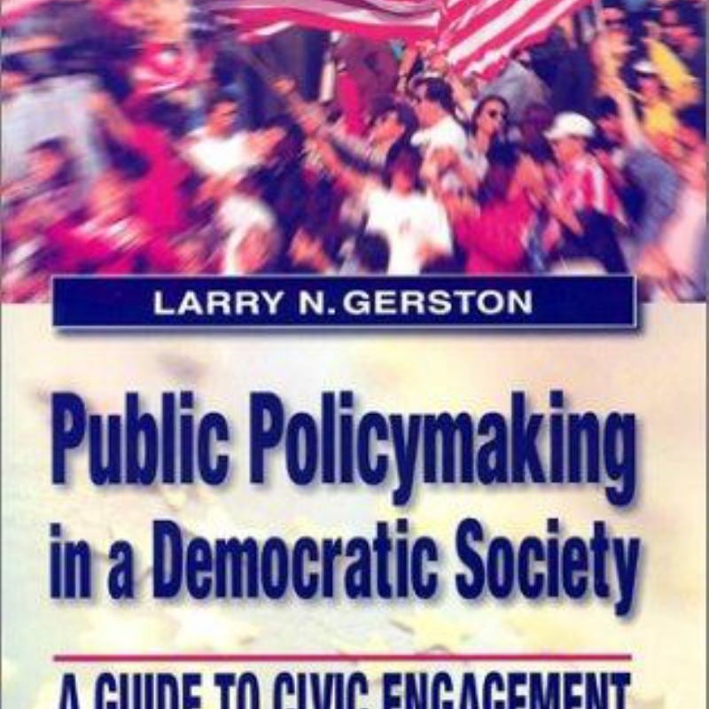 Public Policymaking in a Democratic Society