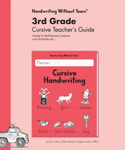 Handwriting Without Tears 1st Grade Printing Teacher's Guide