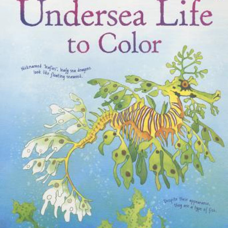 Undersea Life to Color