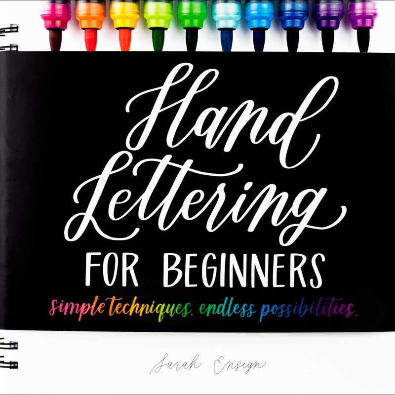 Hand Lettering for Beginners by Sarah Ensign Pangobooks