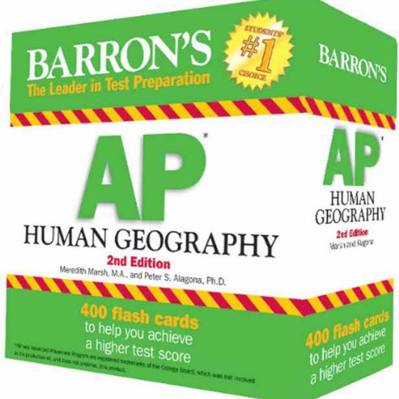 Barron's AP Human Geography Flash Cards