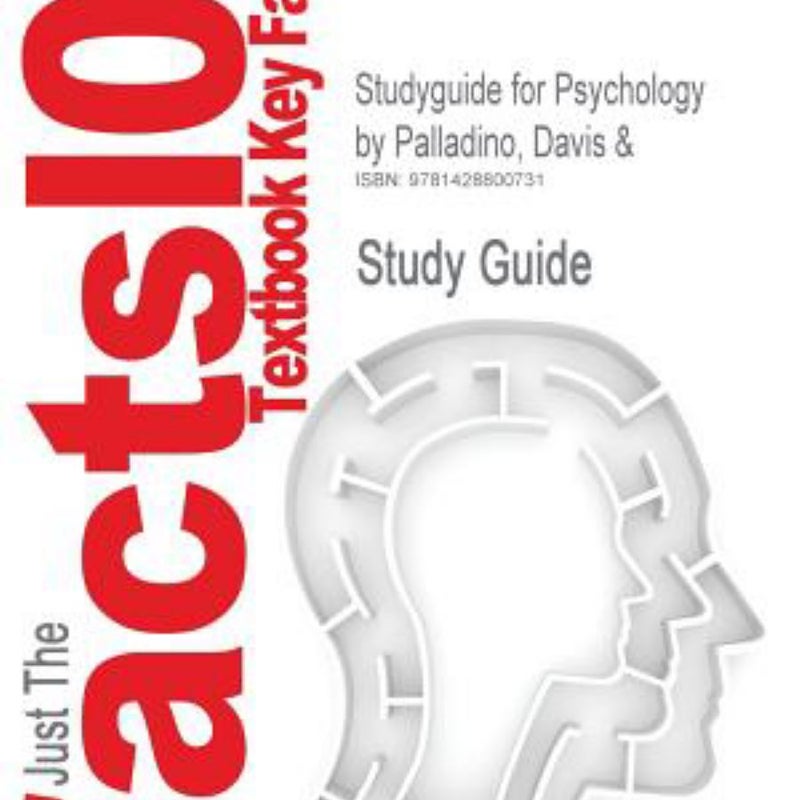 Studyguide for Psychology by Palladino Davis and