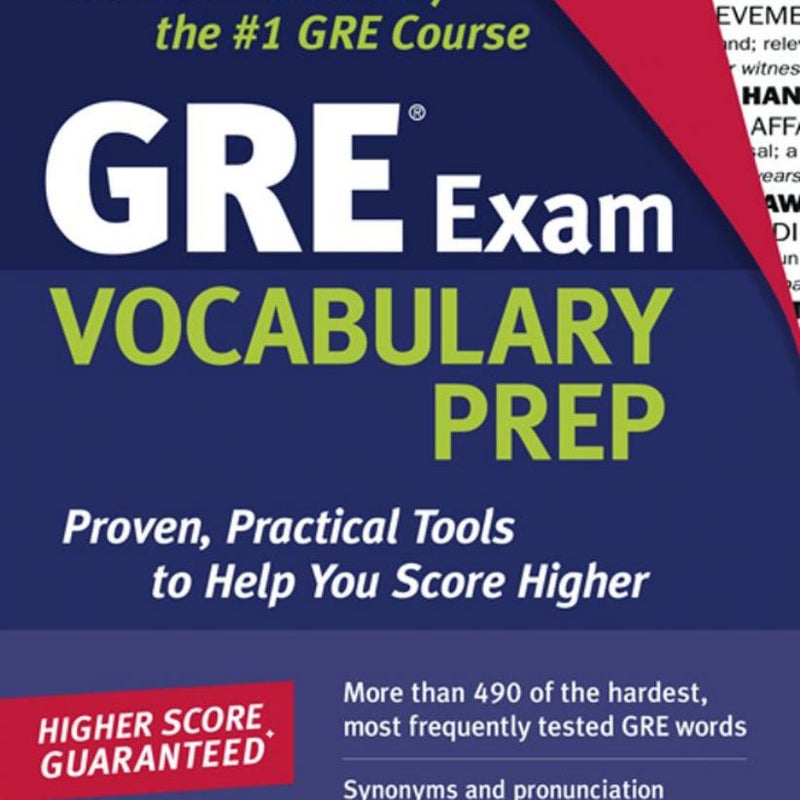 GRE Exam Vocabulary Prep