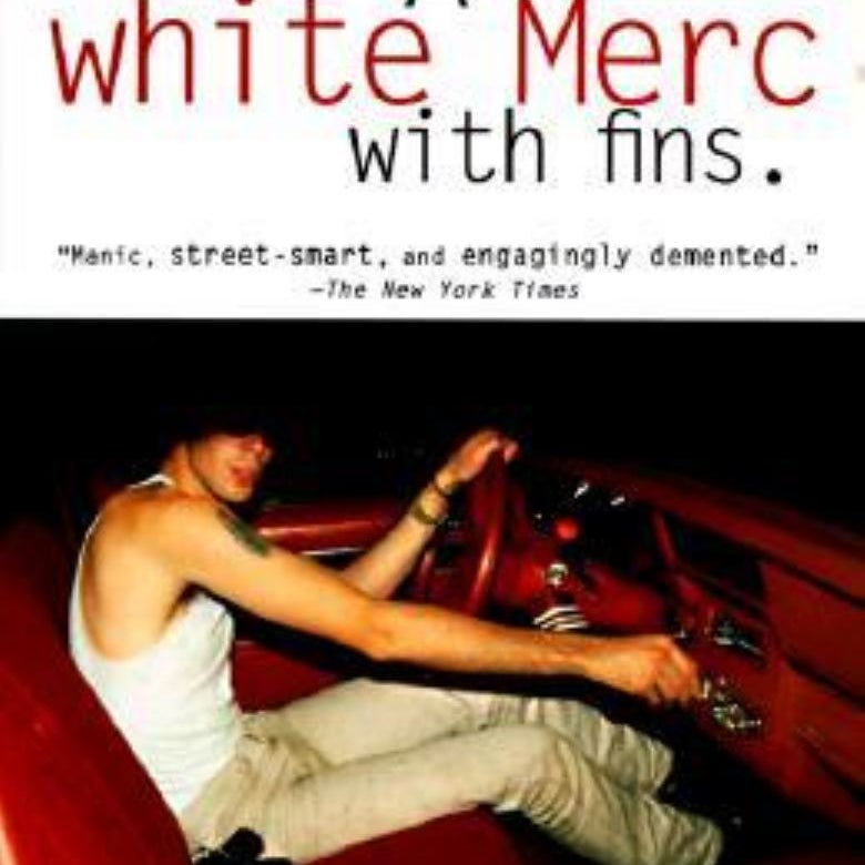 A White Merc with Fins