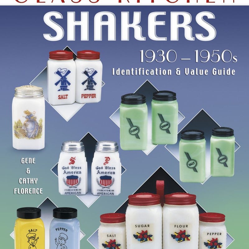 Florence's Glass Kitchen Shakers, 1930-1950's