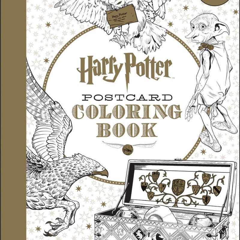 Harry Potter Postcard Coloring Book by Pangobooks