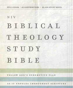 NIV Biblical Theology Study Bible