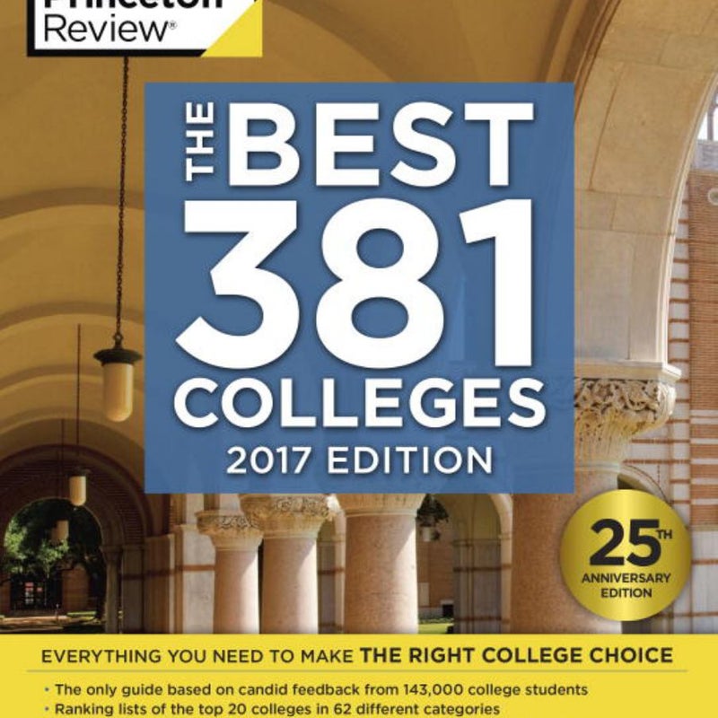 The Best 380 Colleges, 2017 Edition