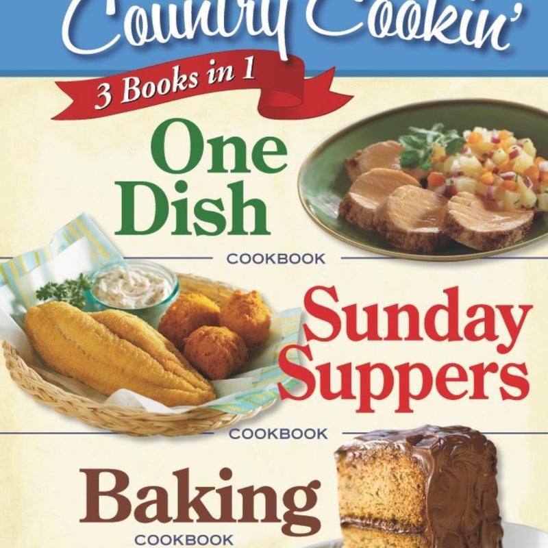 Country Cookin' 3 Books In 1