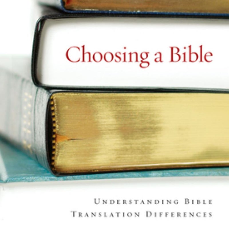 Choosing a Bible