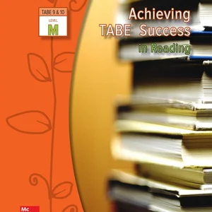 Achieving TABE Success in Reading, Level M Workbook