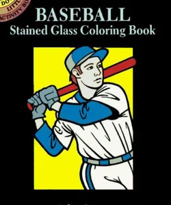 Baseball Stained Glass Coloring Book