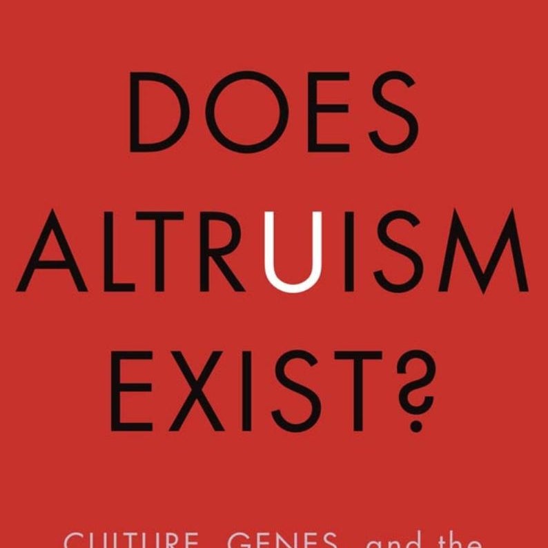 Does Altruism Exist?