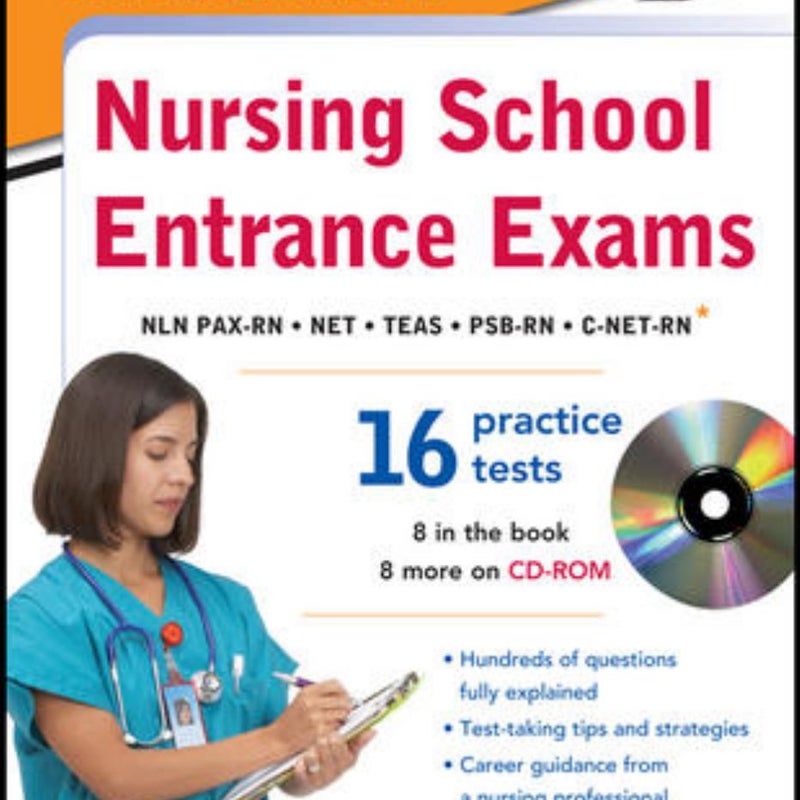 McGraw-Hill's Nursing School Entrance Exams with CD-ROM