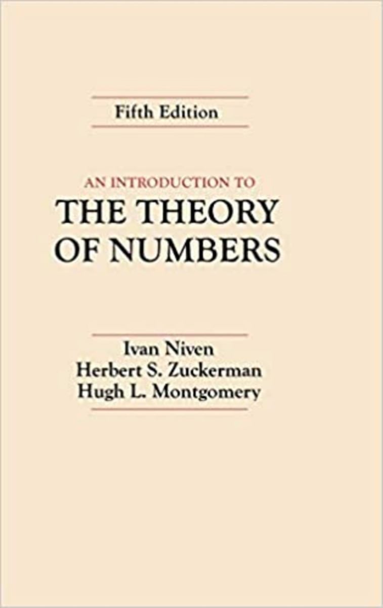 An Introduction To The Theory Of Numbers