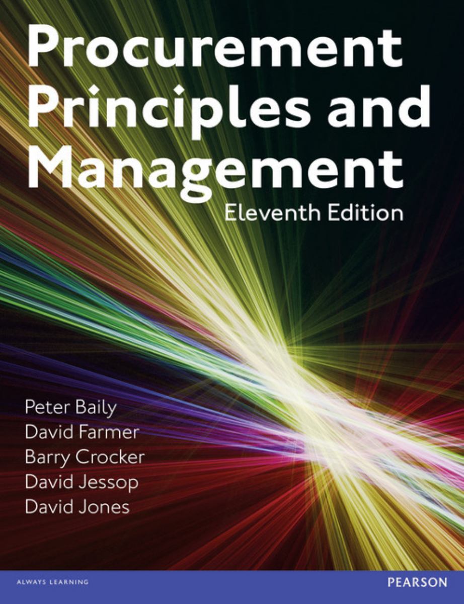 Procurement, Principles and Management