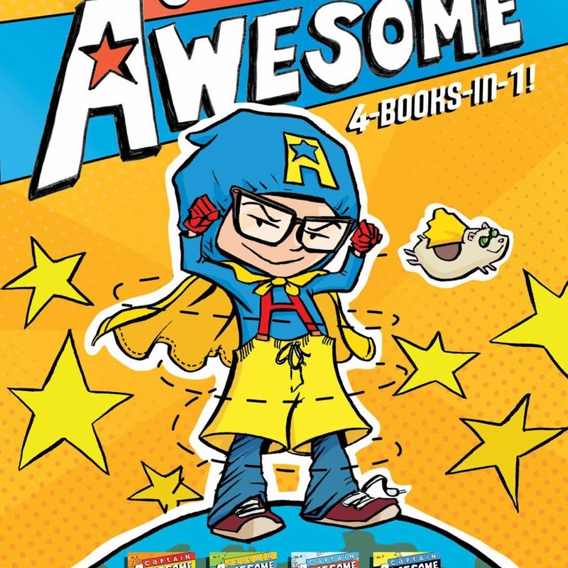 Captain Awesome 4-Books-In-1