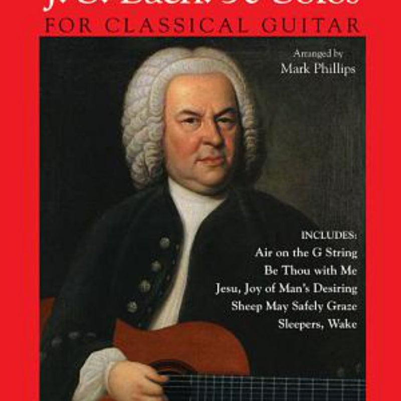 J. S. Bach - 50 Solos for Classical Guitar (Bk/Online Audio)