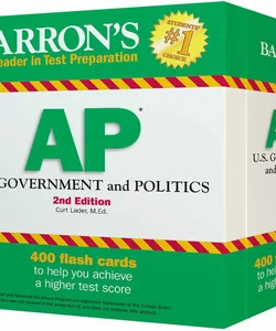 Barron's AP U. S. Government and Politics Flash Cards