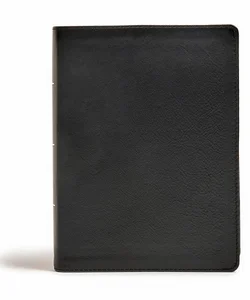 CSB Tony Evans Study Bible, Black Genuine Leather, Indexed