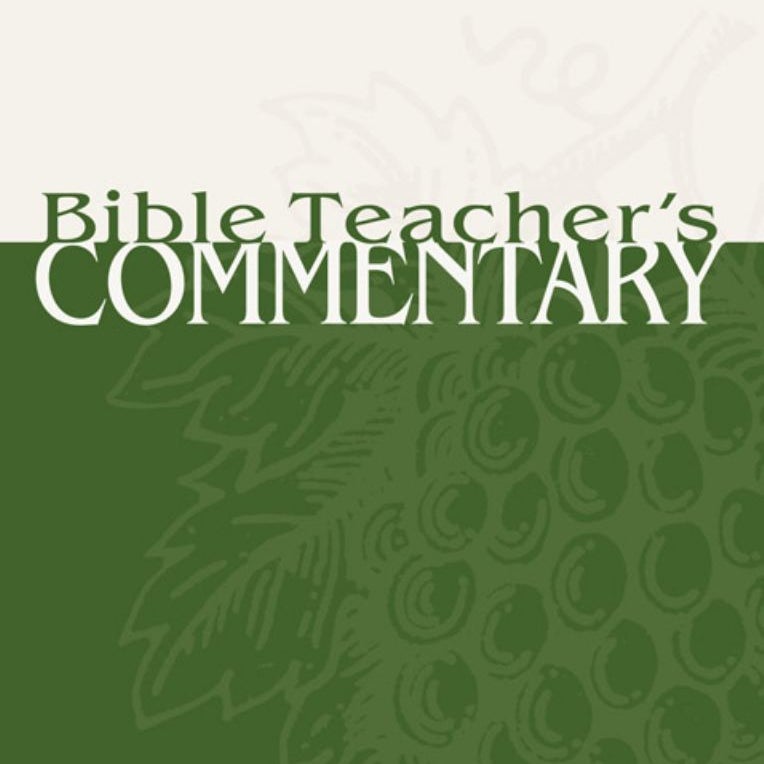 Bible Teacher's Commentary