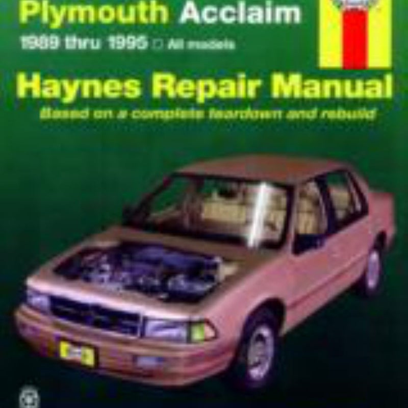 Dodge Spirit and Plymouth Acclaim, 1989-1995