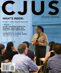 CJUS (with Review Card and Criminal Justice CourseMate with EBook Printed Access Card)