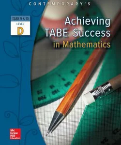 Achieving TABE Success in Mathematics, Level d Workbook