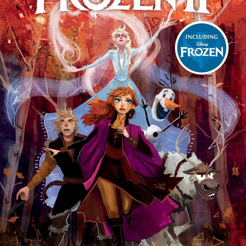 Disney Frozen and Frozen 2: the Story of the Movies in Comics