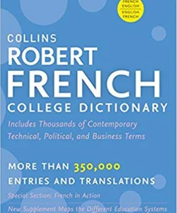 Collins Robert French College Dictionary, 8th Edition