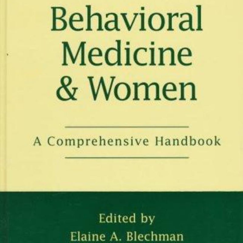 Behavioral Medicine and Women